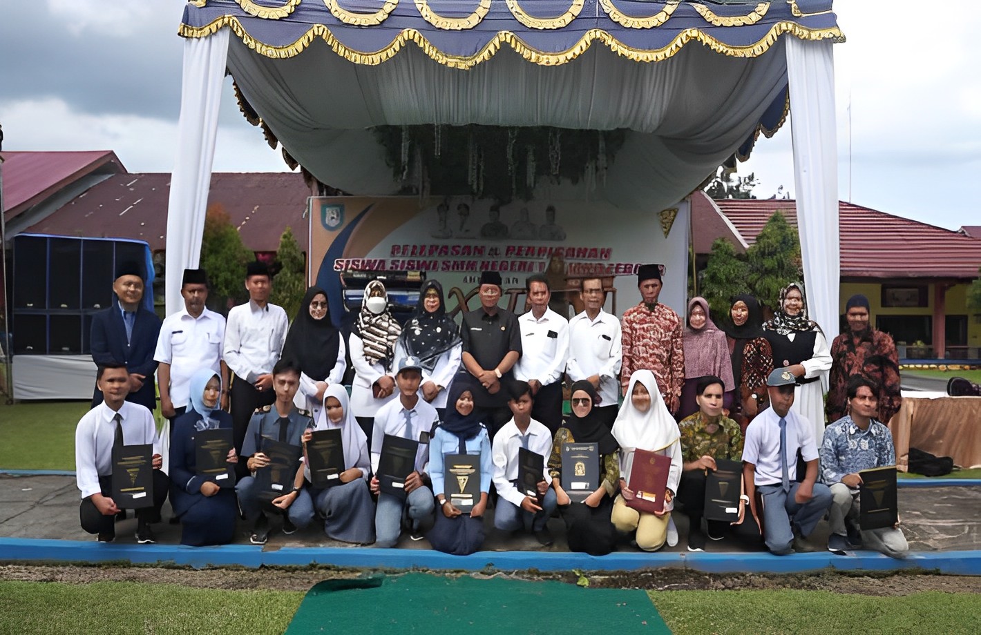 SMK Negeri 1 Rejang Lebong Gelar Pelepasan Siswa